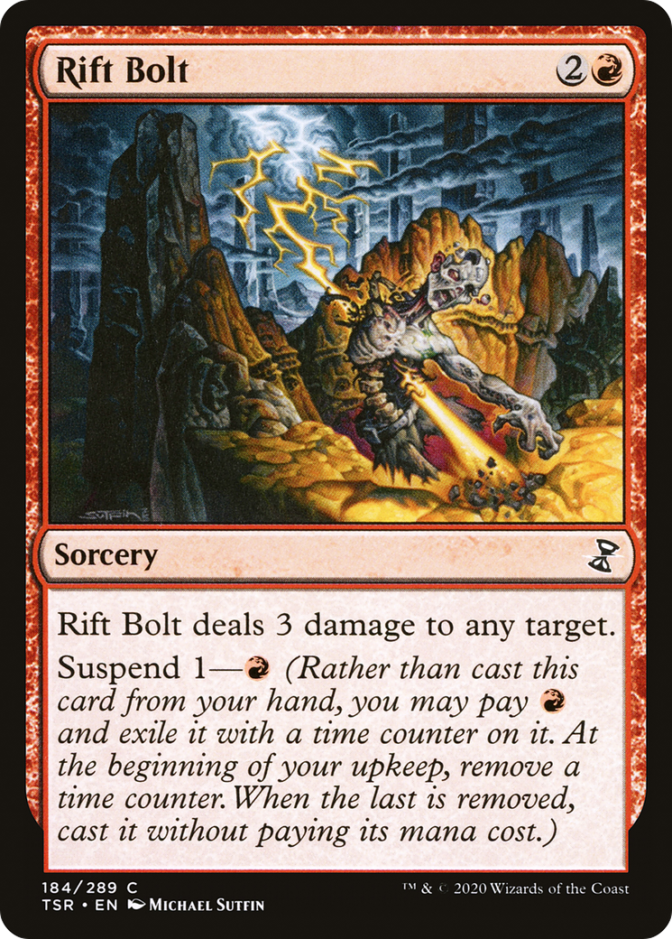 Rift Bolt (TSR-184) [Time Spiral Remastered] MTG Single Wizards of the Coast