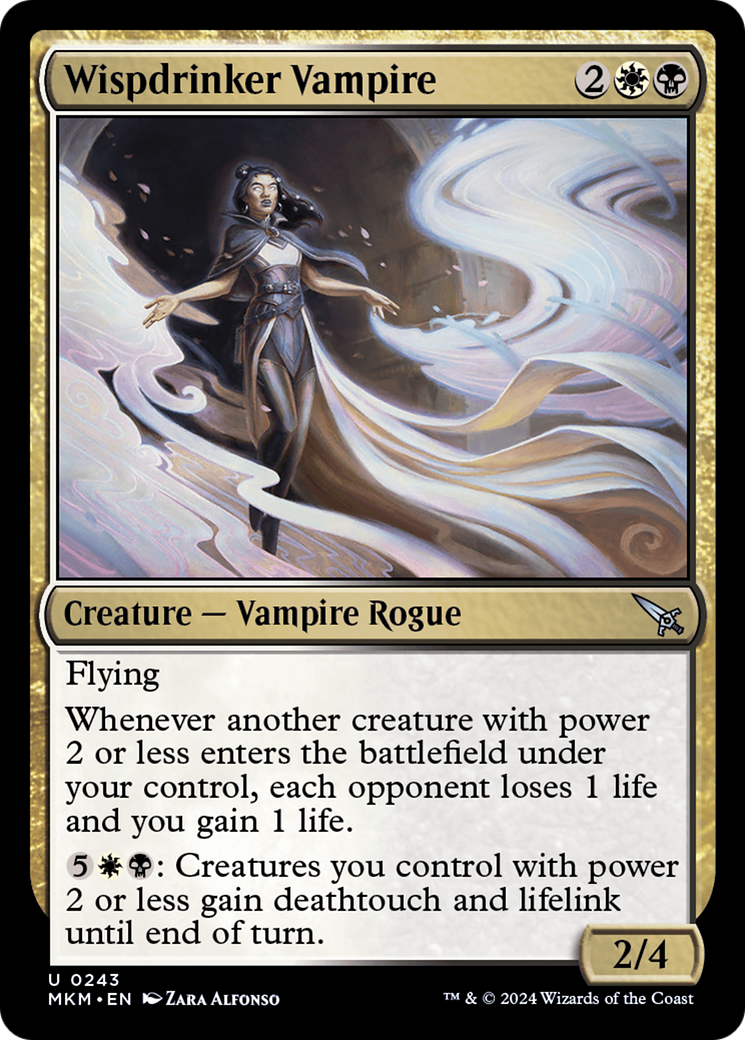 Wispdrinker Vampire (MKM-243) [Murders at Karlov Manor] Foil MTG Single Murders at Karlov Manor