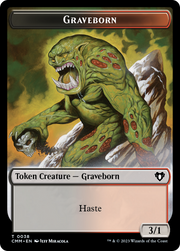 Thopter // Graveborn Double-Sided Token [Tokens] Commander Masters Tokens MTG Single Magic: The Gathering