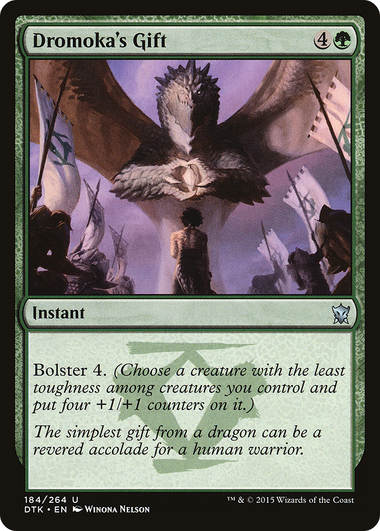 Dromoka's Gift (DTK-184) [Dragons of Tarkir] MTG Single Wizards of the Coast
