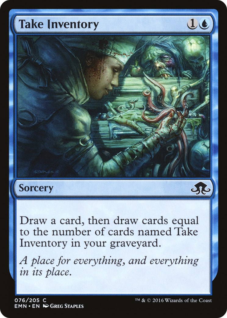 Take Inventory (EMN-076) [Eldritch Moon] MTG Single Wizards of the Coast