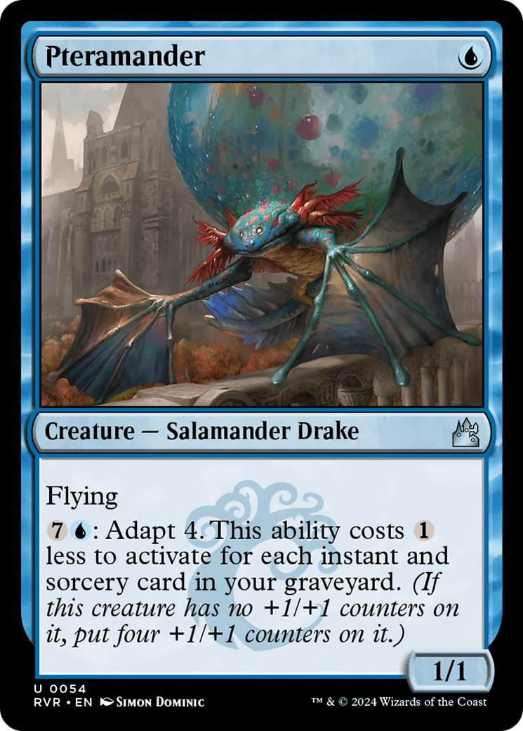 Pteramander (RVR-054) [Ravnica Remastered] Foil MTG Single Wizards of the Coast