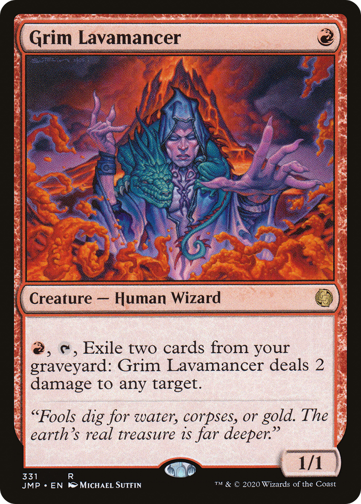 Grim Lavamancer (JMP-331) [Jumpstart] MTG Single Wizards of the Coast