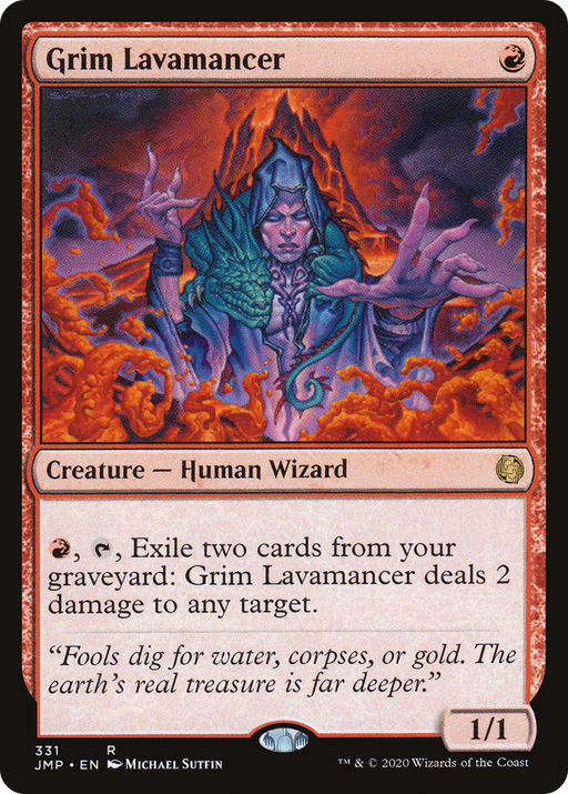 Grim Lavamancer (JMP-331) [Jumpstart] MTG Single Wizards of the Coast