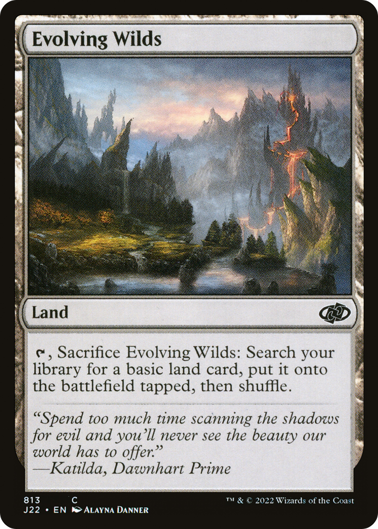 Evolving Wilds (J22-813) [Jumpstart 2022] MTG Single Wizards of the Coast
