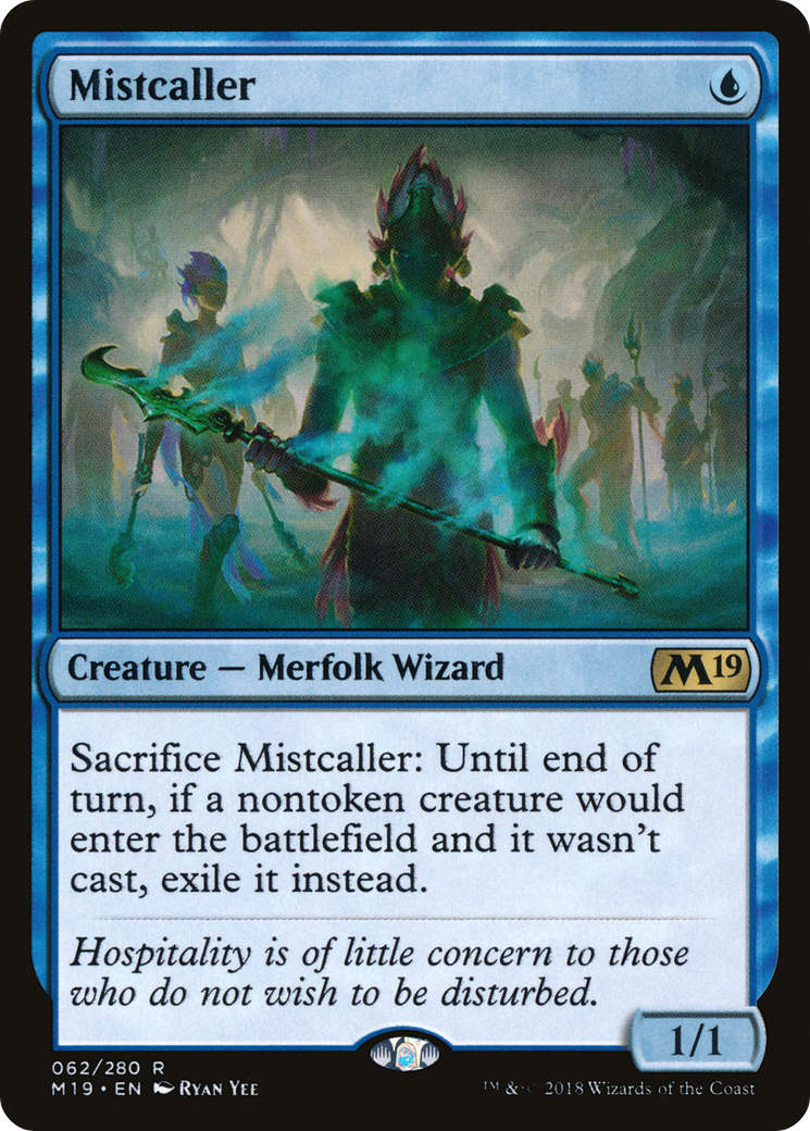 Mistcaller (M19-062) [Core Set 2019] Foil MTG Single Wizards of the Coast