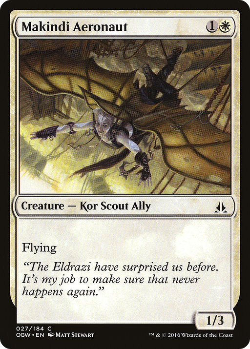 Makindi Aeronaut (OGW-027) [Oath of the Gatewatch] MTG Single Wizards of the Coast