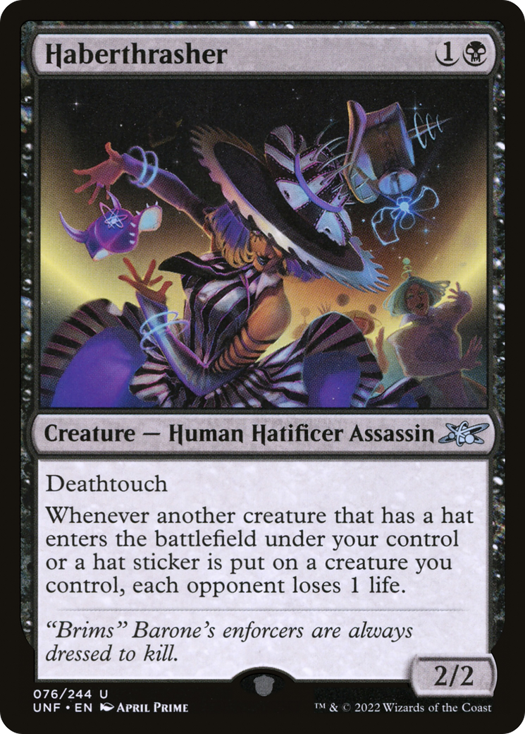 Haberthrasher (UNF-076) [Unfinity] Foil MTG Single Wizards of the Coast