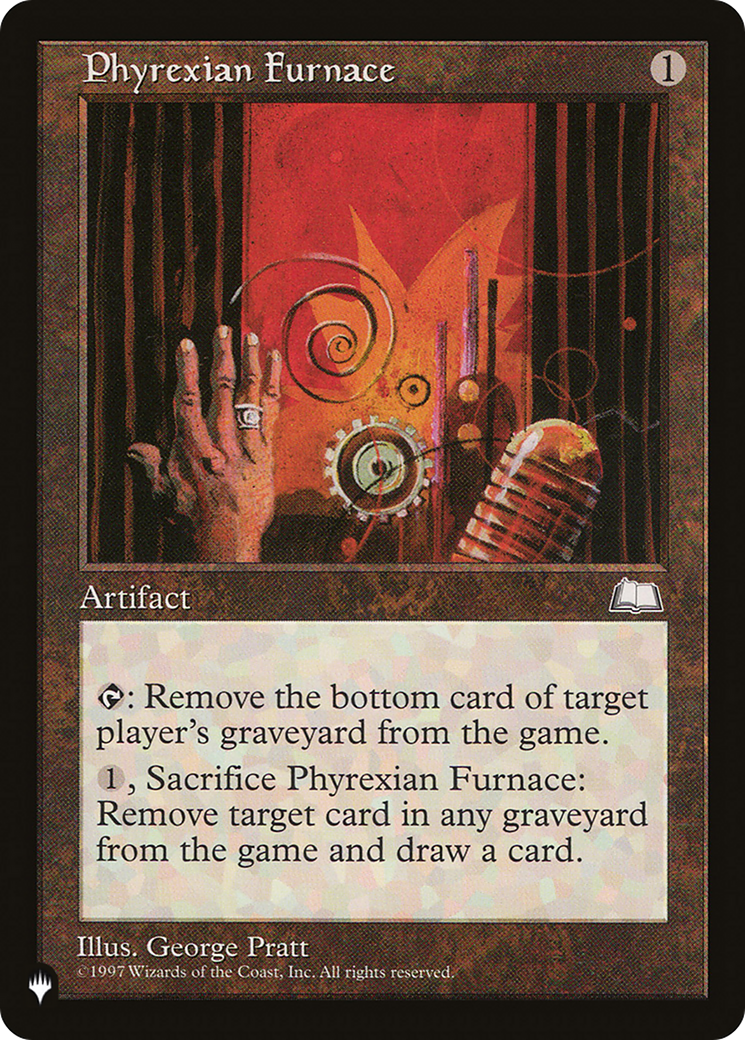 Phyrexian Furnace (LIST-WTH-155) [Mystery Booster] The List MTG Single Wizards of the Coast