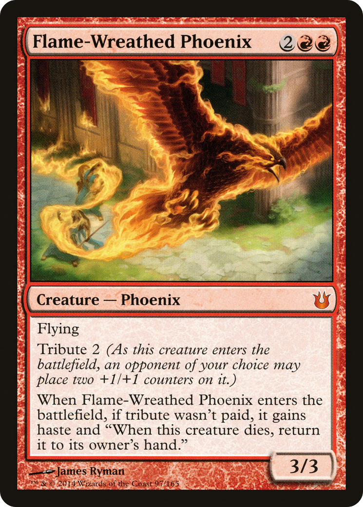 Flame-Wreathed Phoenix (BNG-097) [Born of the Gods] MTG Single Wizards of the Coast