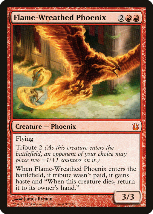 Flame-Wreathed Phoenix (BNG-097) [Born of the Gods] MTG Single Wizards of the Coast