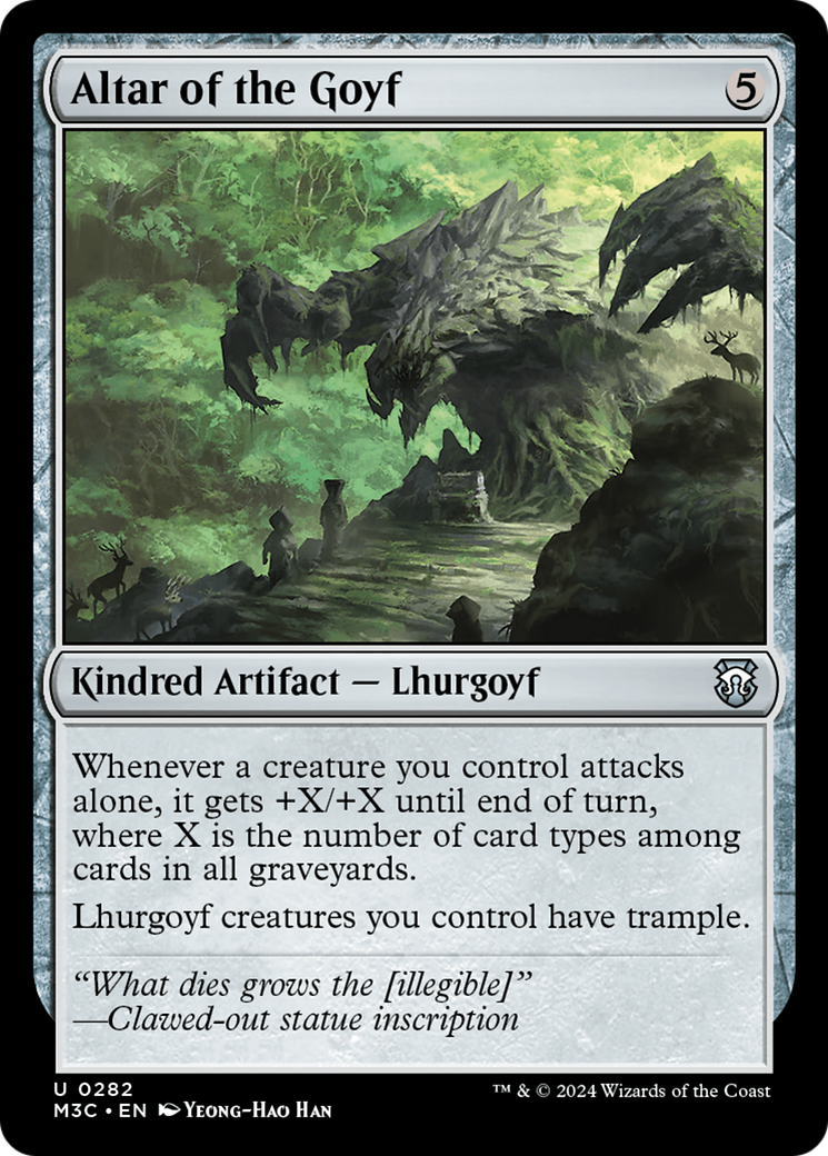 Altar of the Goyf (M3C-282) [Modern Horizons 3 Commander] MTG Single Wizards of the Coast