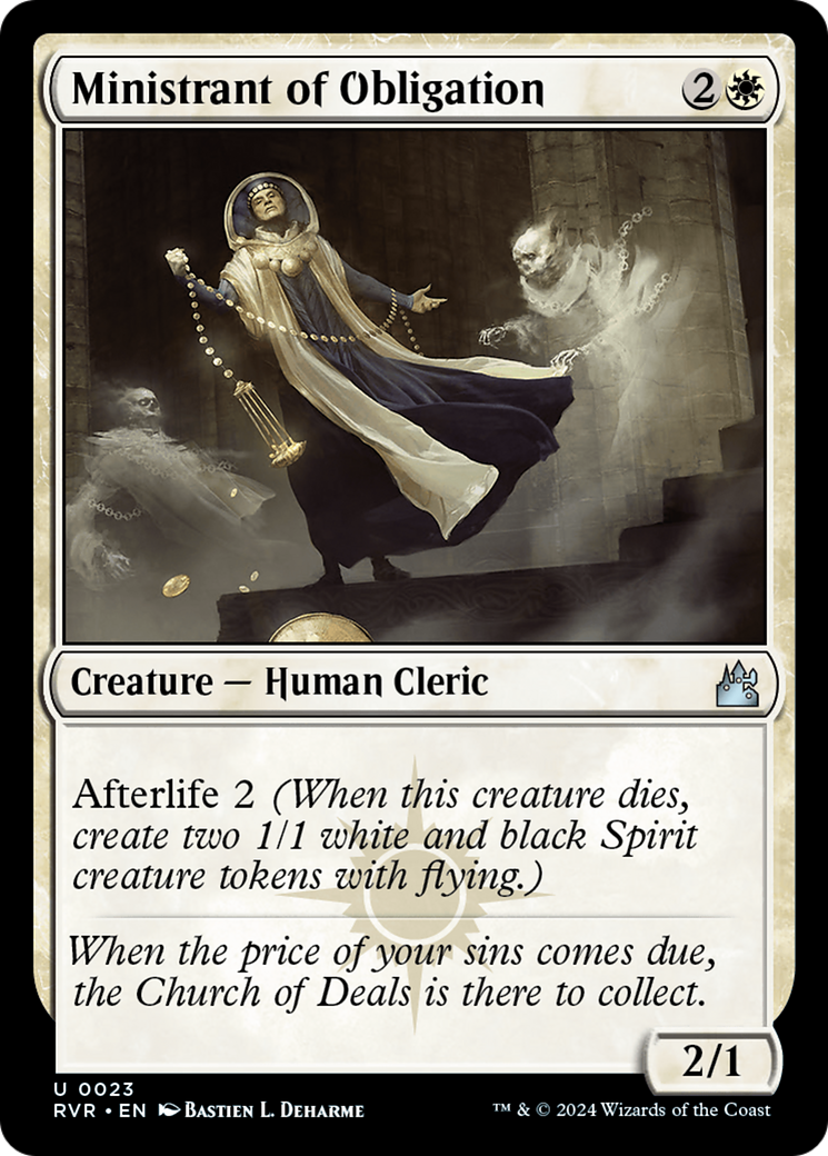 Ministrant of Obligation (RVR-023) [Ravnica Remastered] Foil MTG Single Wizards of the Coast