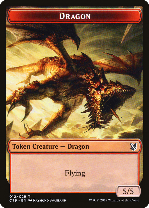 Dragon (TC19-012) [Tokens] Commander 2019 Tokens MTG Single Wizards of the Coast