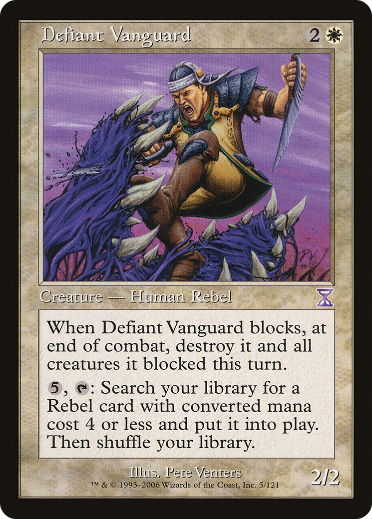 Defiant Vanguard (TSB-005) [Time Spiral Timeshifted] MTG Single Wizards of the Coast
