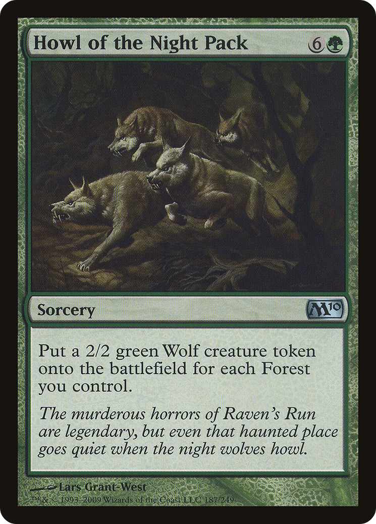 Howl of the Night Pack (M10-187) [Magic 2010] MTG Single Wizards of the Coast
