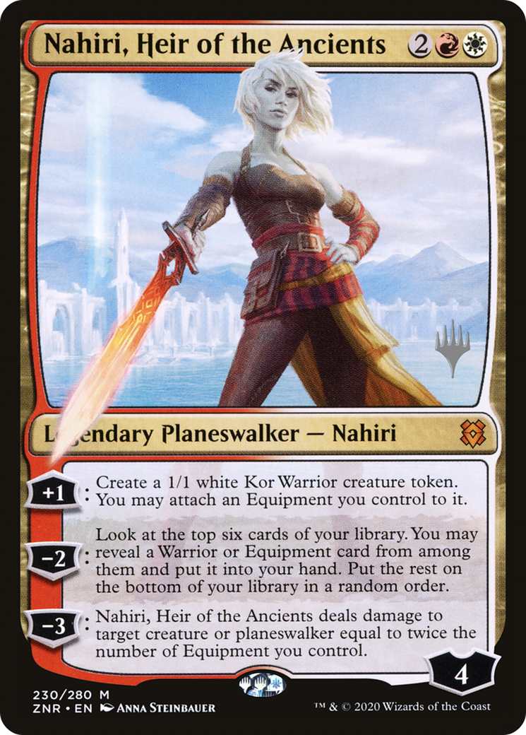 Nahiri, Heir of the Ancients (PPZNR-230) [Zendikar Rising Promos] Foil MTG Single Wizards of the Coast