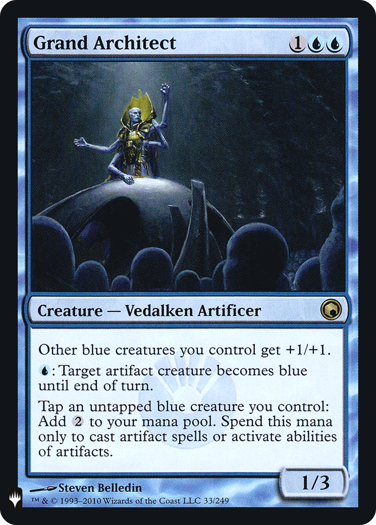 Grand Architect (LIST-033) [Mystery Booster] The List Foil MTG Single Wizards of the Coast
