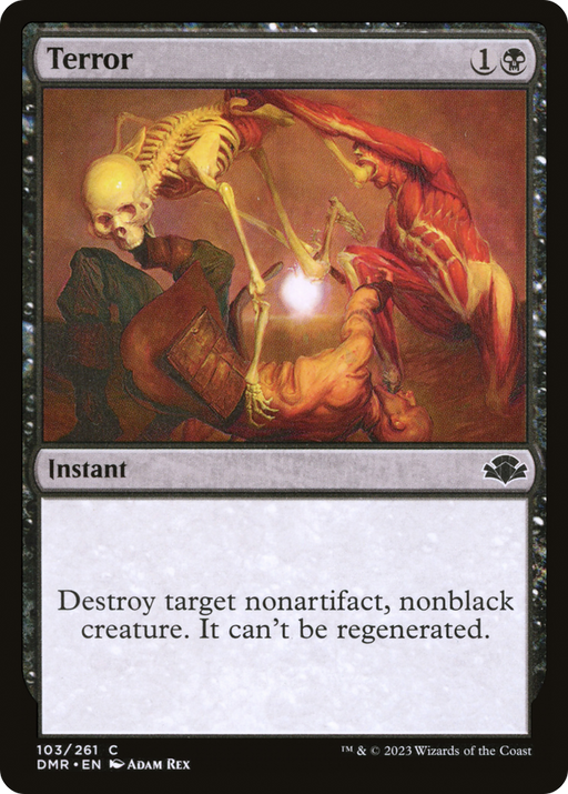 Terror (DMR-103) [Dominaria Remastered] MTG Single Wizards of the Coast