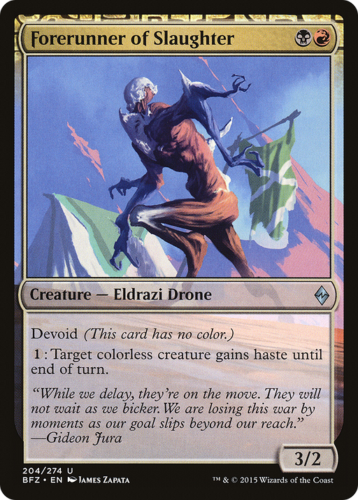 Forerunner of Slaughter (BFZ-204) [Battle for Zendikar] MTG Single Wizards of the Coast