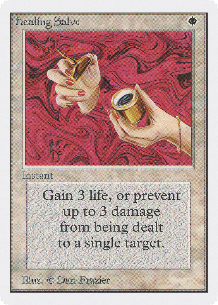 Healing Salve (2ED-) [Oldschool] Unlimited Edition MTG Single Wizards of the Coast
