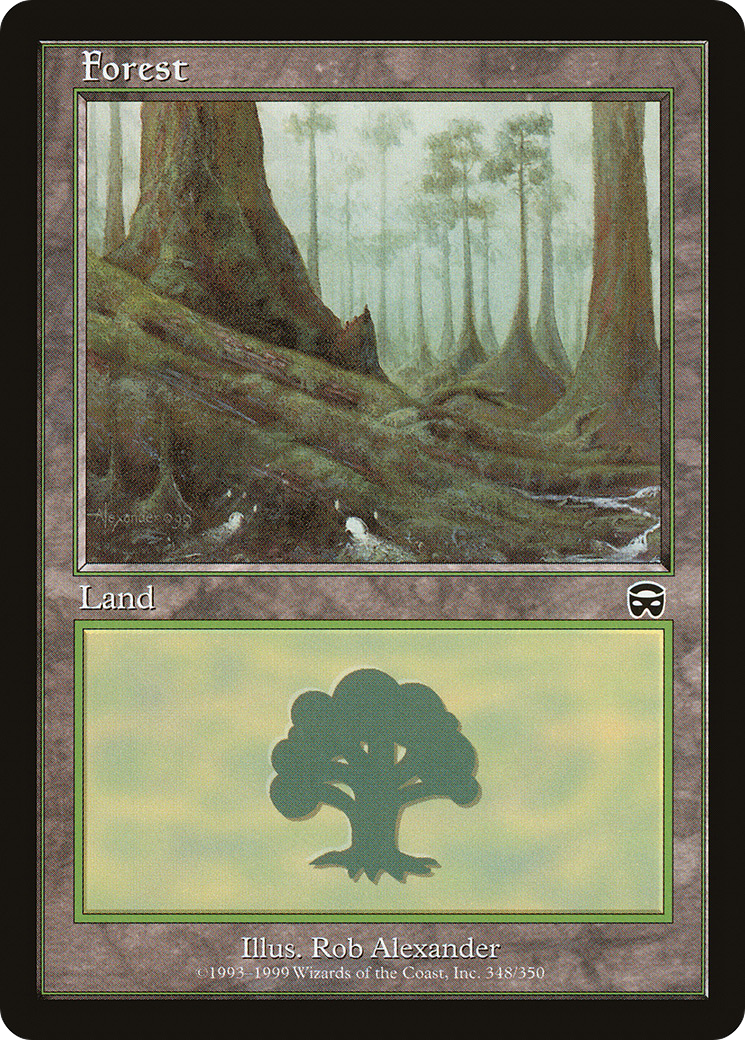 Forest (MMQ-348) [Mercadian Masques] MTG Single Wizards of the Coast