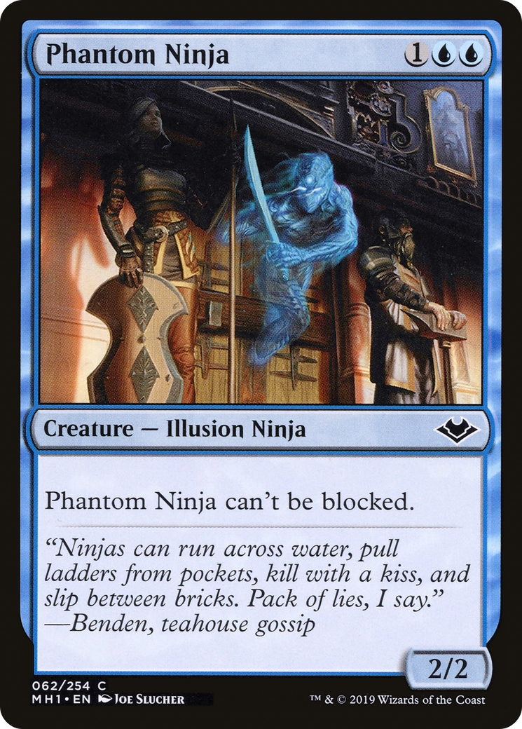 Phantom Ninja (MH1-062) [Modern Horizons] MTG Single Modern Horizons