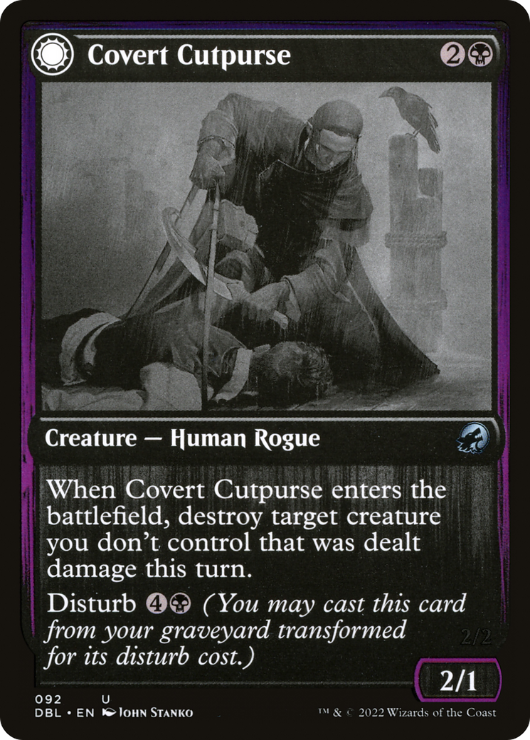 Covert Cutpurse (DBL-092) [Innistrad: Double Feature] MTG Single Wizards of the Coast
