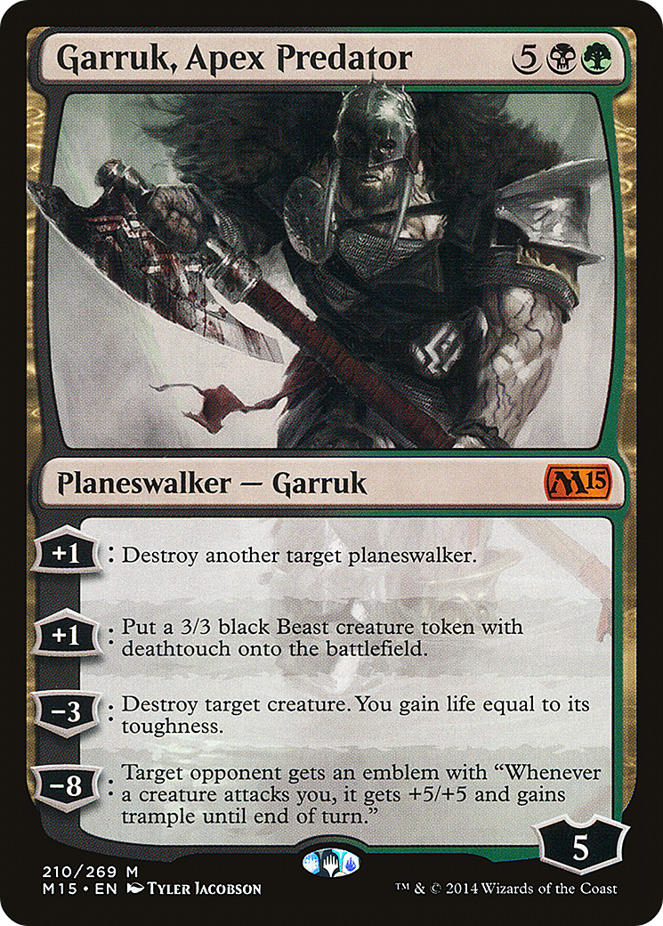 Garruk, Apex Predator (M15-210) [Magic 2015] MTG Single Wizards of the Coast