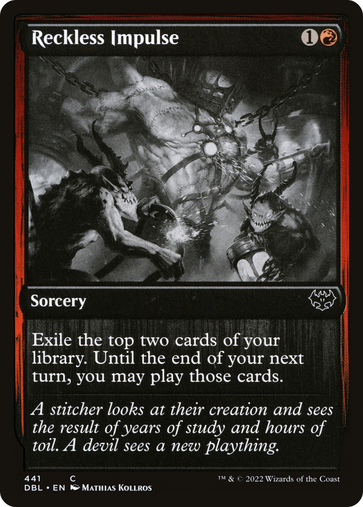 Reckless Impulse (DBL-441) [Innistrad: Double Feature] MTG Single Wizards of the Coast