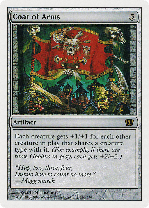 Coat of Arms (8ED-294) [8th Edition] Foil MTG Single Wizards of the Coast