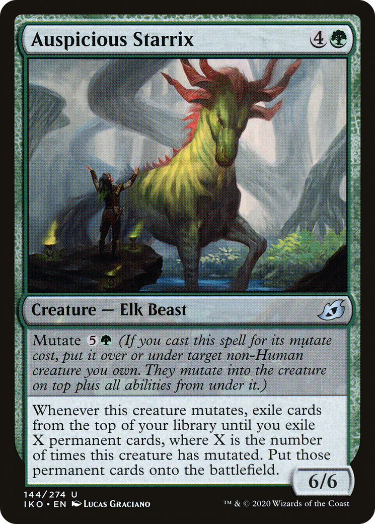 Auspicious Starrix (IKO-144) [Ikoria: Lair of Behemoths] MTG Single Wizards of the Coast