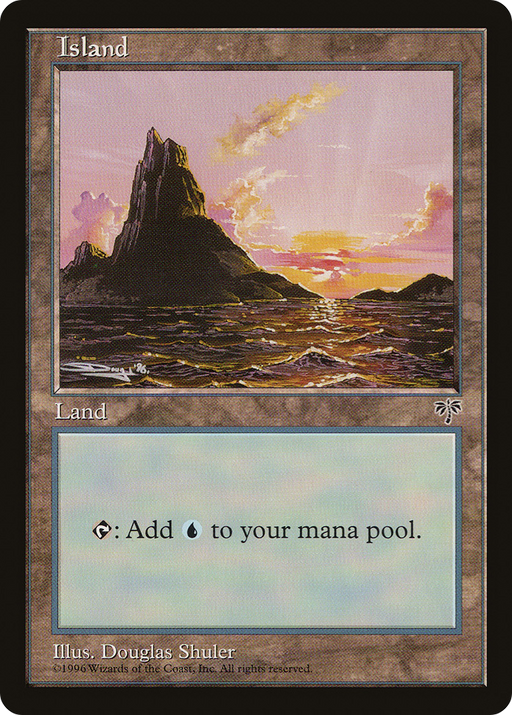 Island (MIR-338) [Mirage] MTG Single Wizards of the Coast