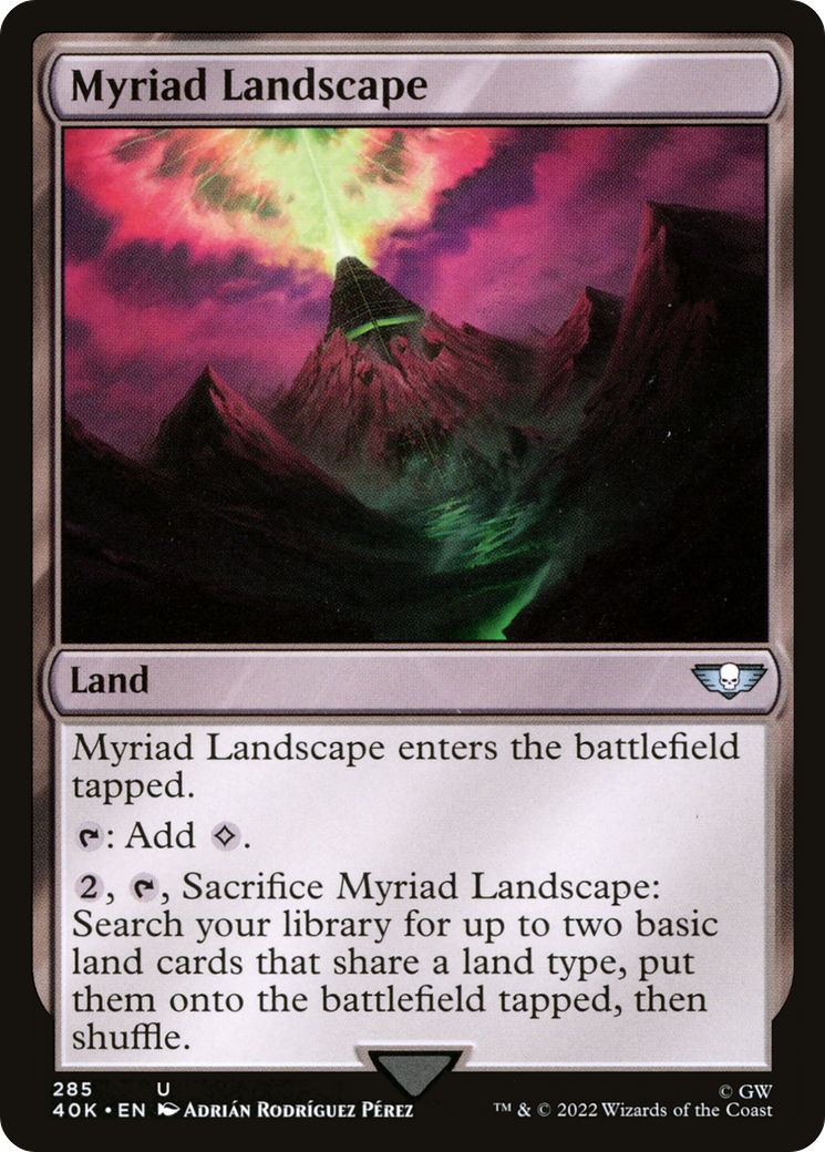 Myriad Landscape (40K-285) [Warhammer 40,000 Commander] MTG Single Wizards of the Coast