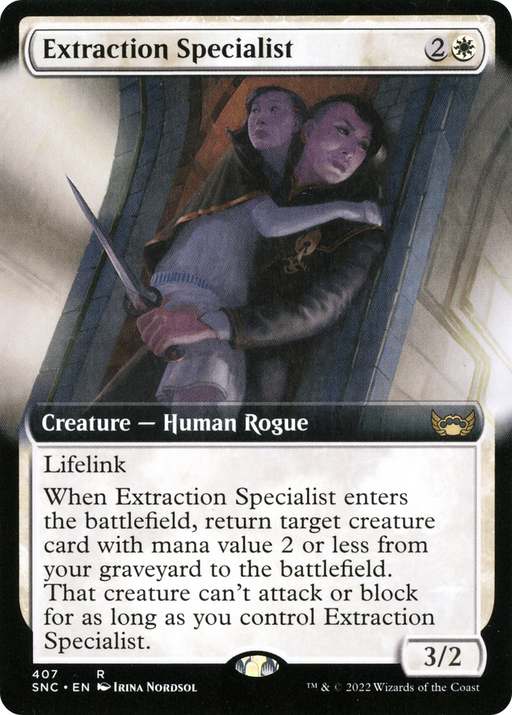 Extraction Specialist (SNC-407) [Streets of New Capenna] (Extended Art) MTG Single Wizards of the Coast