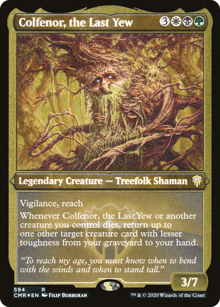 Colfenor, the Last Yew (Foil Etched) (CMR-594) [Commander Legends] Foil MTG Single Wizards of the Coast