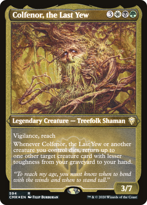 Colfenor, the Last Yew (Foil Etched) (CMR-594) [Commander Legends] Foil MTG Single Wizards of the Coast