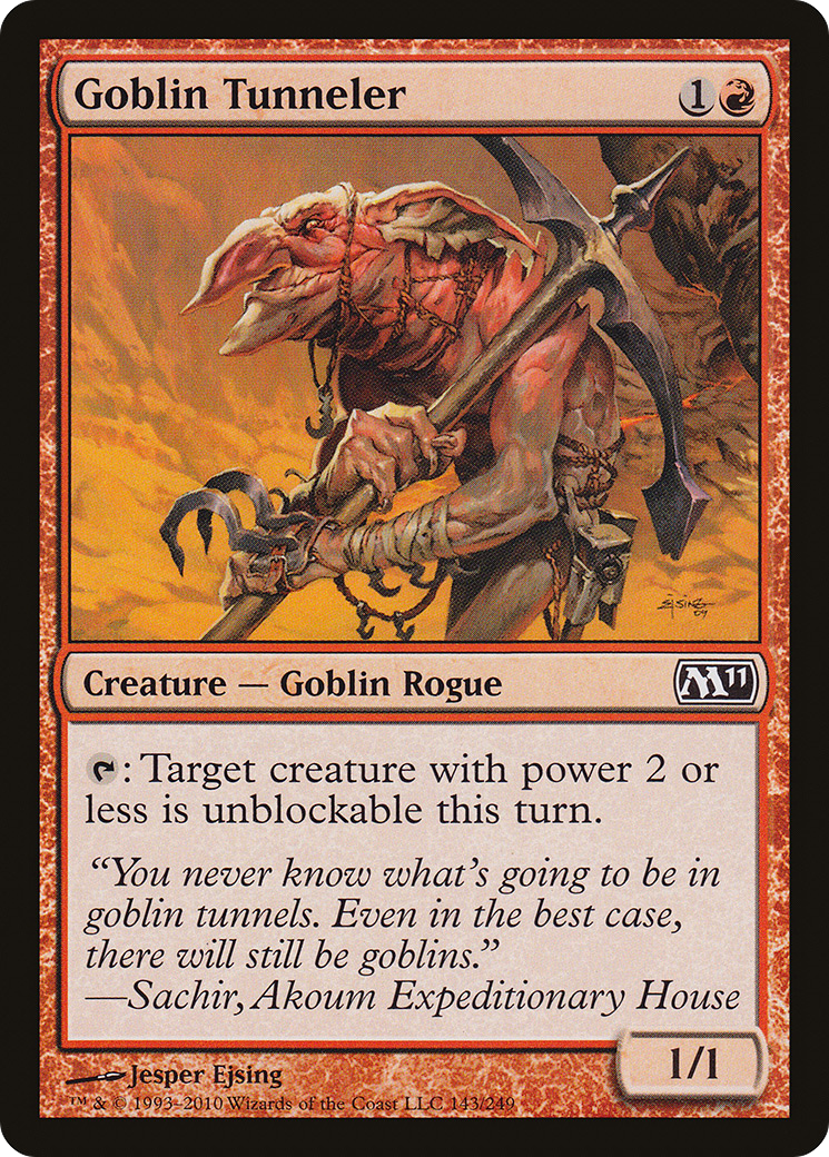 Goblin Tunneler (M11-143) [Magic 2011] MTG Single Wizards of the Coast