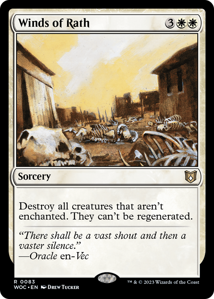 Winds of Rath (WOC-083) [Wilds of Eldraine Commander] MTG Single Wizards of the Coast