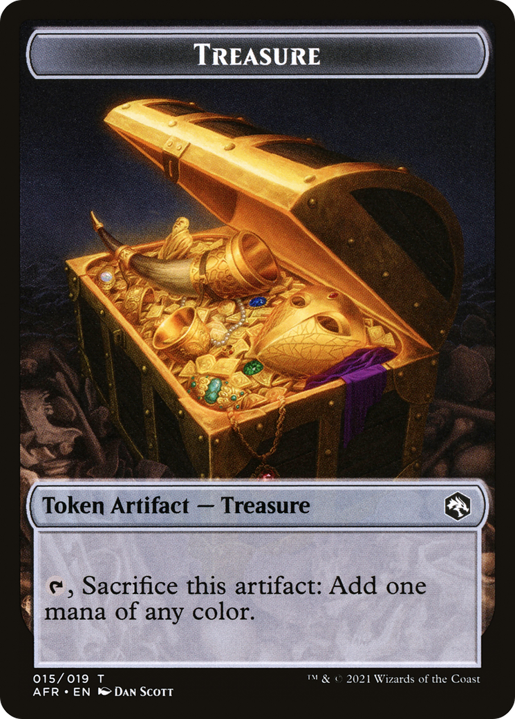 Treasure (AFR-015) [Tokens] Adventures in the Forgotten Realms Tokens MTG Single Wizards of the Coast