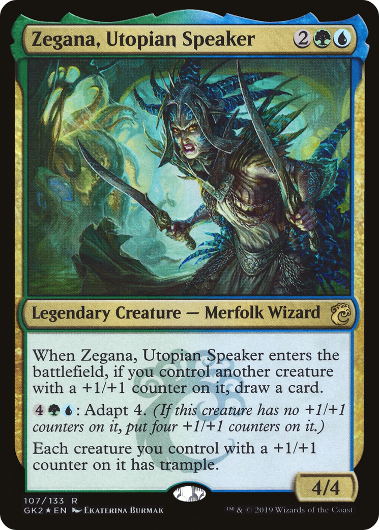 Zegana, Utopian Speaker (GK2-107) [Misc] RNA Guild Kit Foil MTG Single Wizards of the Coast