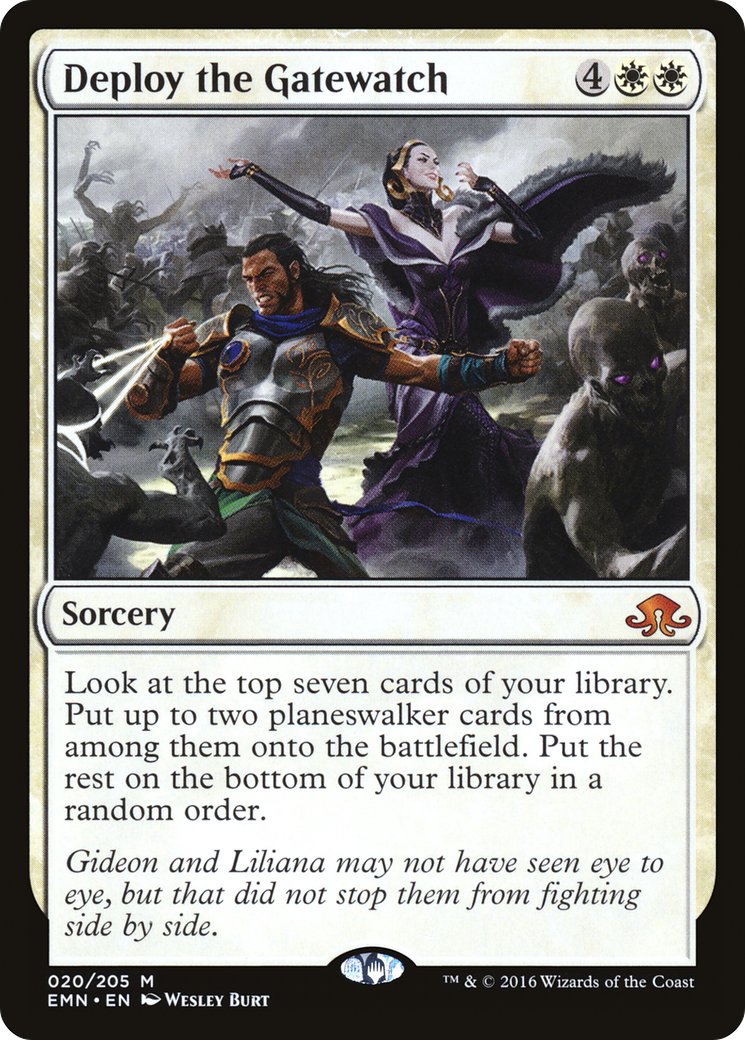 Deploy the Gatewatch (EMN-020) [Eldritch Moon] Foil MTG Single Wizards of the Coast