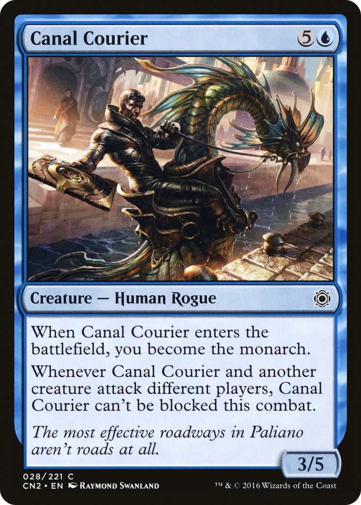 Canal Courier (CN2-028) [Conspiracy: Take the Crown] MTG Single Wizards of the Coast