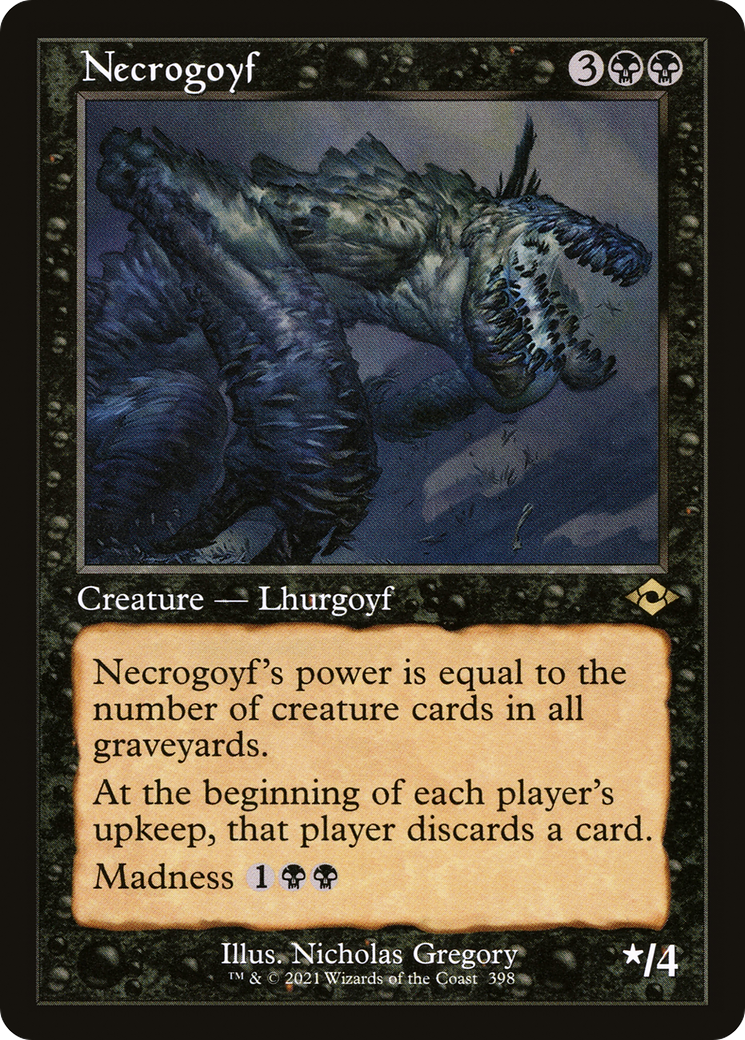 Necrogoyf (MH2-398) [Modern Horizons 2] MTG Single Modern Horizons 2