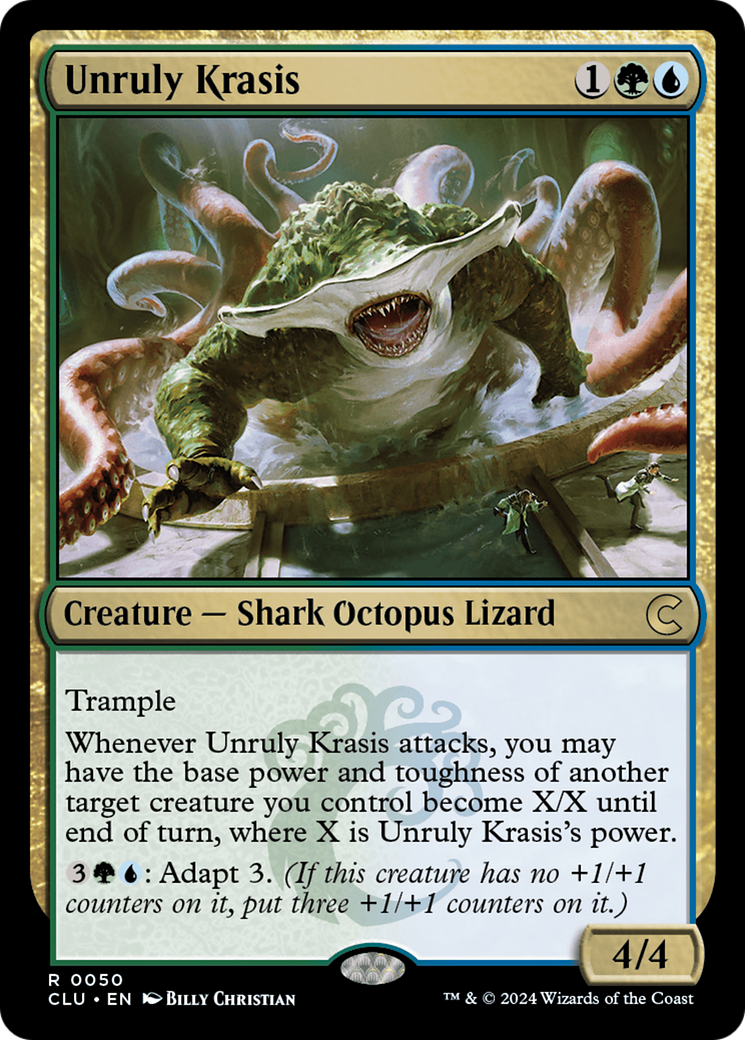 Unruly Krasis (CLU-050) [Ravnica: Clue Edition] MTG Single Wizards of the Coast