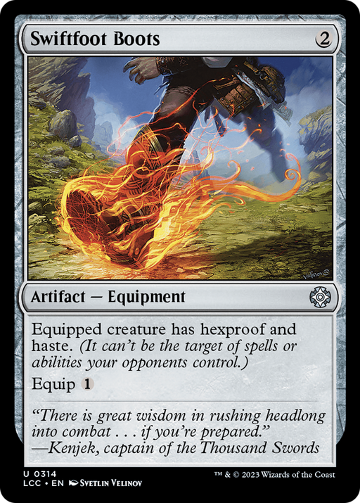 Swiftfoot Boots (LCC-314) [The Lost Caverns of Ixalan Commander] MTG Single Wizards of the Coast