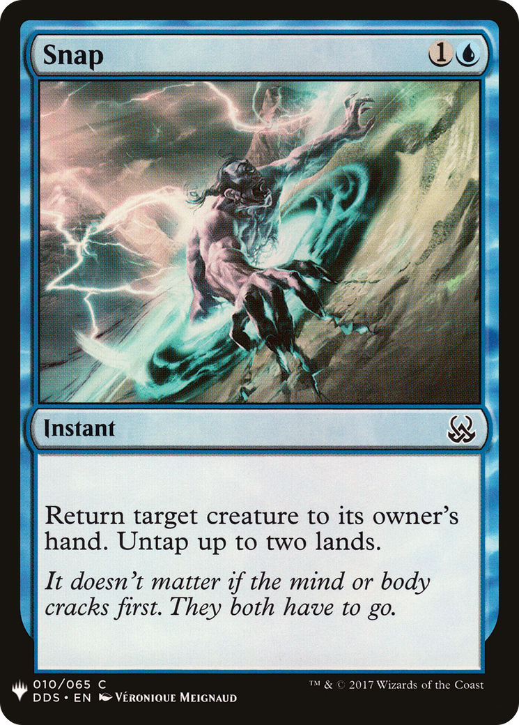 Snap (DDS) (LIST-010) [Mystery Booster] The List MTG Single Wizards of the Coast