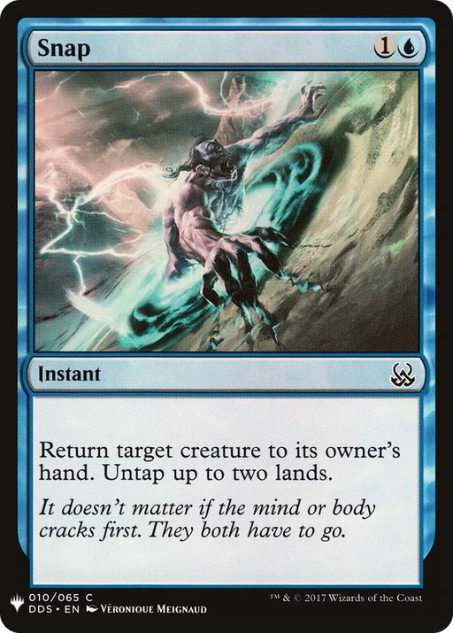 Snap (DDS) (LIST-010) [Mystery Booster] The List MTG Single Wizards of the Coast