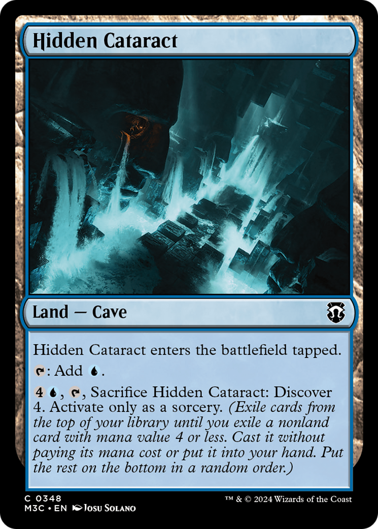 Hidden Cataract (M3C-348) [Modern Horizons 3 Commander] MTG Single Wizards of the Coast