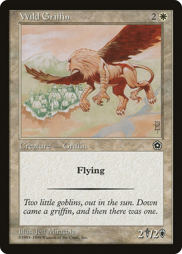 Wild Griffin (P02-) [Misc] Portal Second Age MTG Single Wizards of the Coast